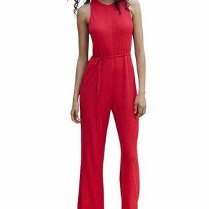 ZARA Fuchsia/Pink Wide Leg Jumpsuit S NWOzT